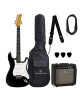 Condorwood RS-100 Midnight electric guitar with SMART bundle